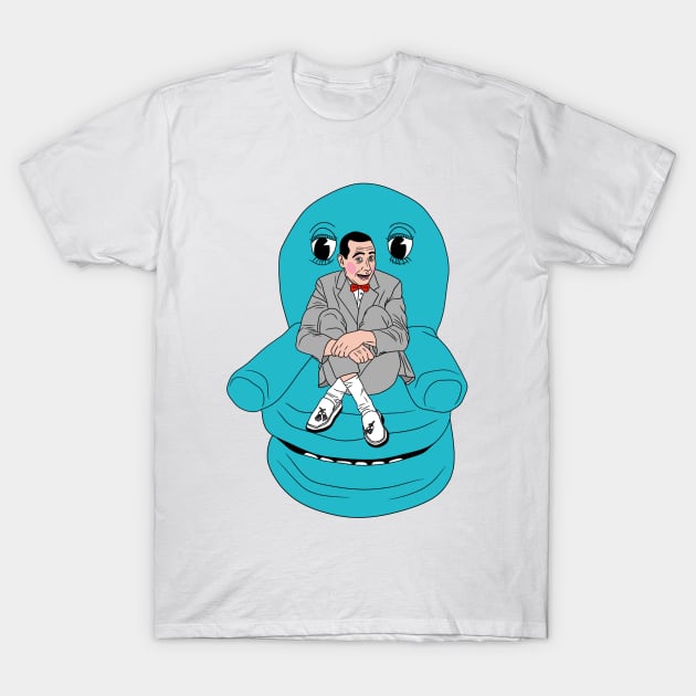 Pee-Wee and Chairy T-Shirt by motelgemini